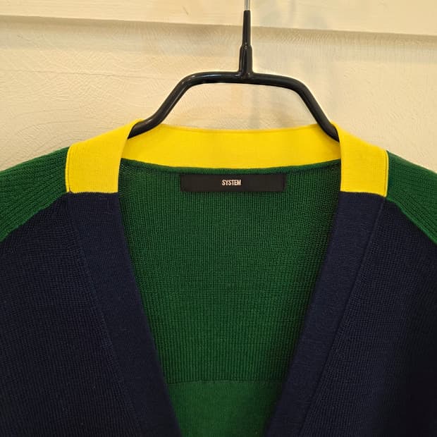 SYSTEM 시스템 배색 가디건