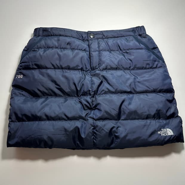 노스페이스 700 패딩 눕시 치마