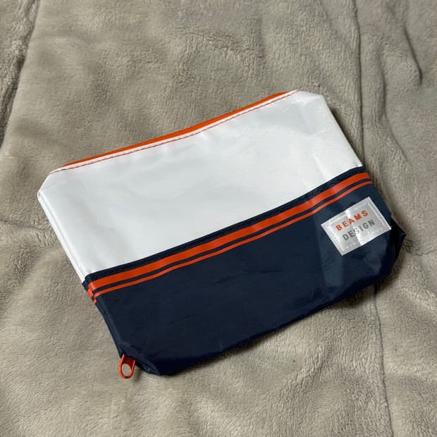 일본 빔즈 디자인 파우치 20x15x4 cm