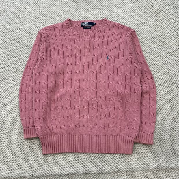 폴로랄프로렌 꽈배기 니트 r3639 