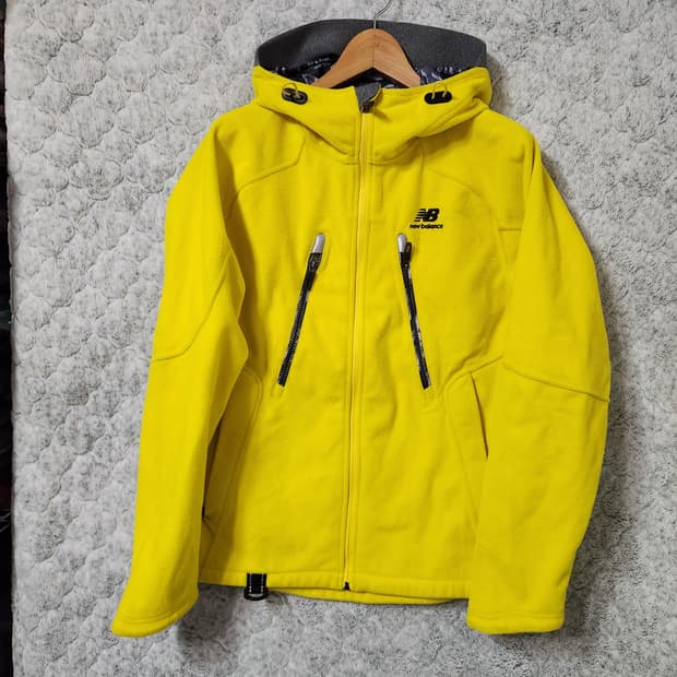 H649 [100] 뉴발란스 런닝 후리스 후드 집업
