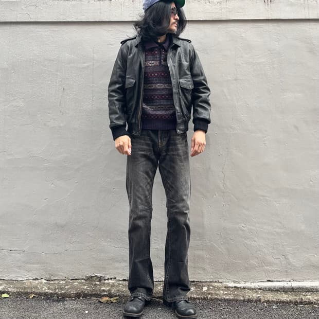 랭글러 데님 부츠컷 블랙