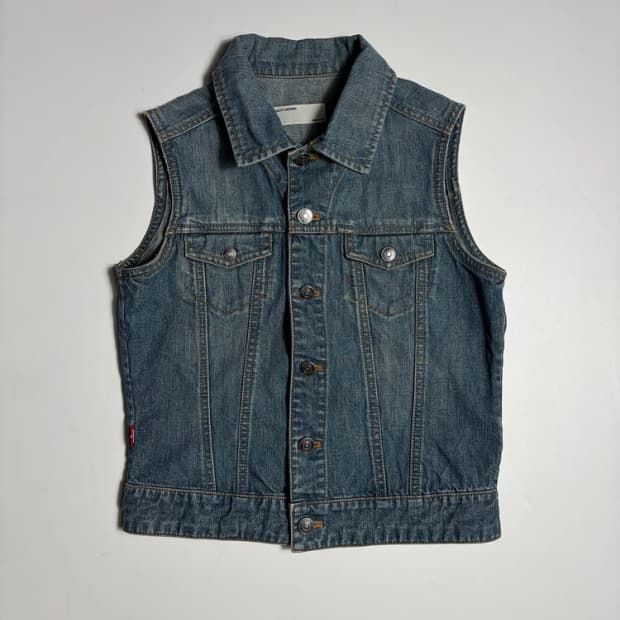 리바이스 00's 웨스턴 데님 조끼 R2589