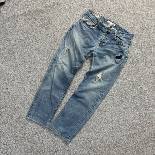 실측 빈폴 빈티지 워싱 데님 팬츠 0427J