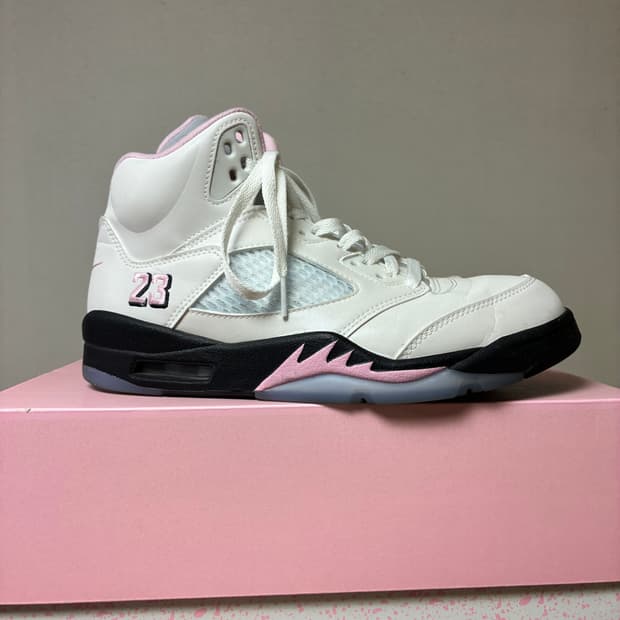 [260]나이키 에어 조던 5 레트로 화이트/핑크