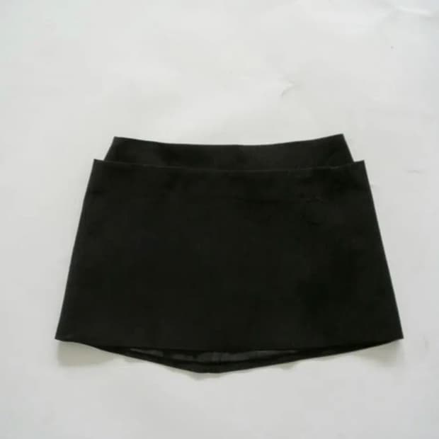 에옹쓰 2 Layered mini skirt