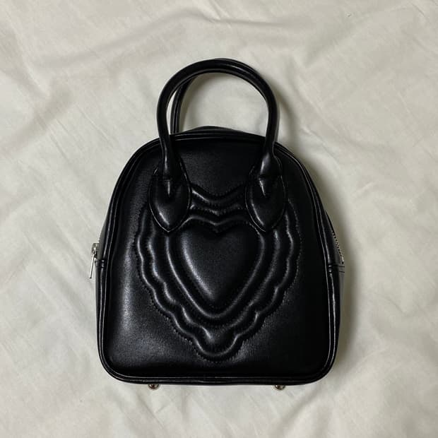 꼼데가르송 걸 하트 토트백