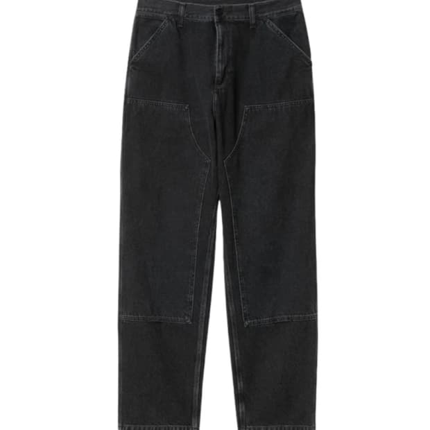 칼하트WIP 더블니 데님 워크 팬츠