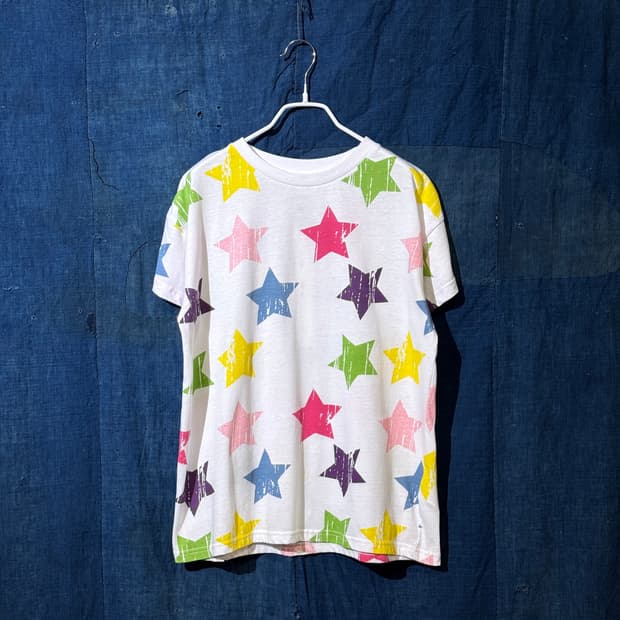 44-66 ) Japanese Vintage Color Star Tee