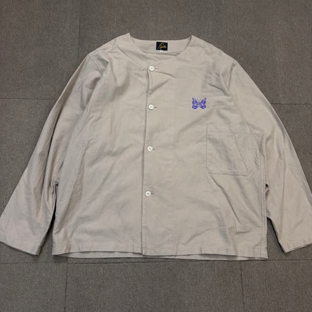 needles 니들스 노카라 오버핏 탑 파자마 L 