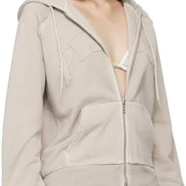 팔로마울 Logo-Appliqué Zipped Hoodie - Grey