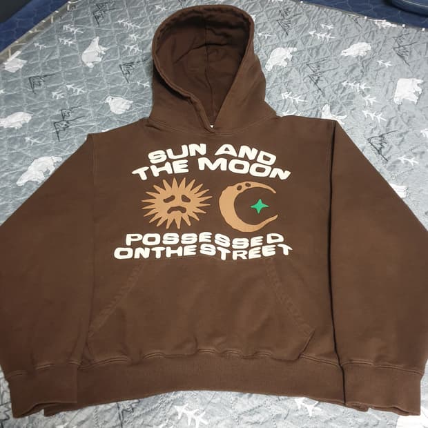 퍼츠 올데이 기모후드티 브라운 (2사이즈)