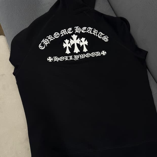 [L] Chrome Hearts 크롬하츠 세메터리 후드집업 초판