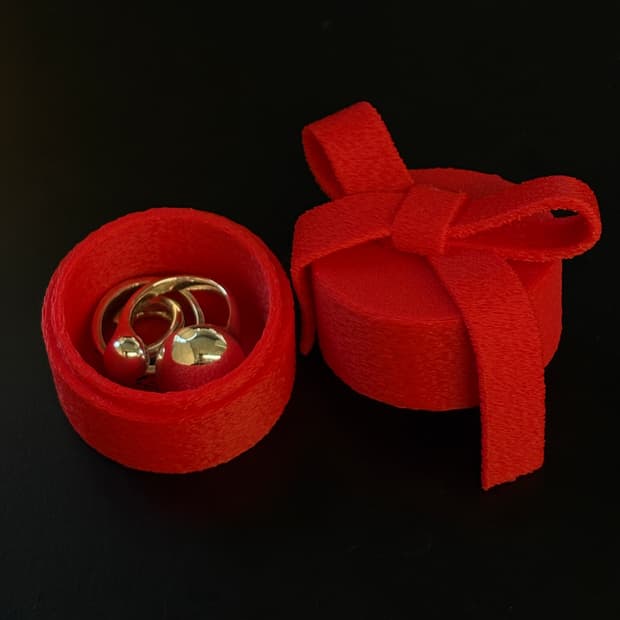 Ribbon pot - red(레드)