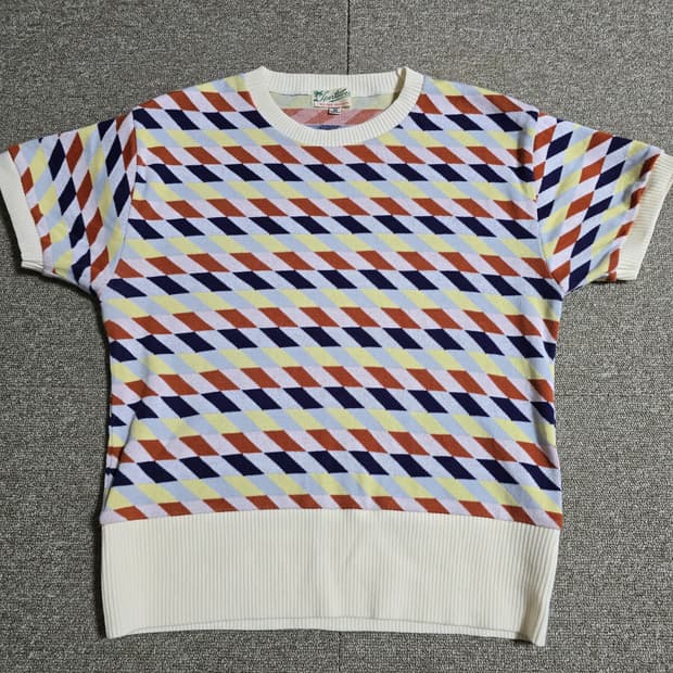 타임원클로딩 부처프로덕츠 패턴 서머니트 엣라코 엣라스트 니트44