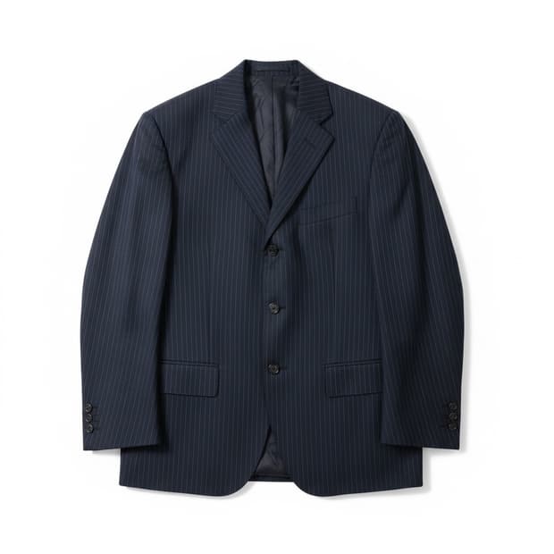 폴로 네이비 스트라이프 남성 자켓 S