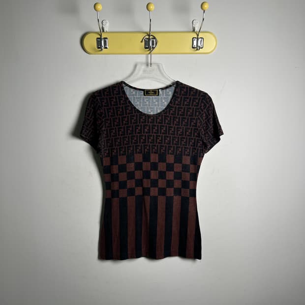 90's 펜디 FF 주카 반팔 티셔츠 