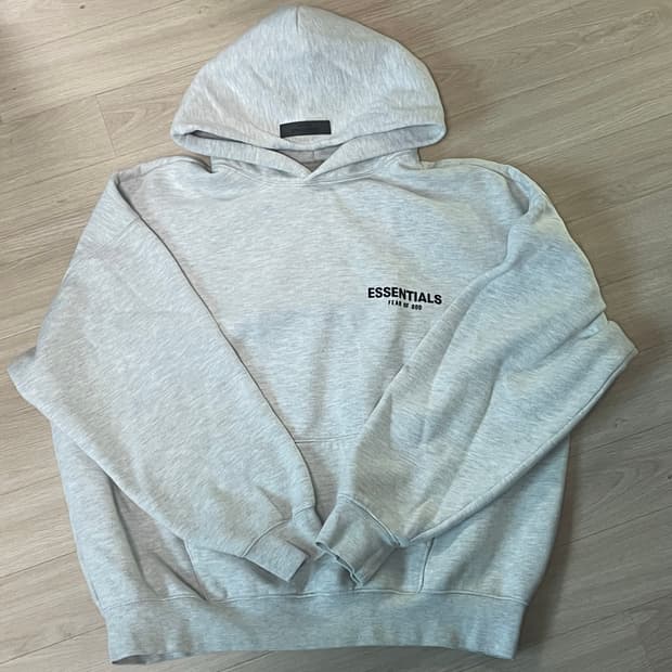 에센셜 후드티 오트밀 L