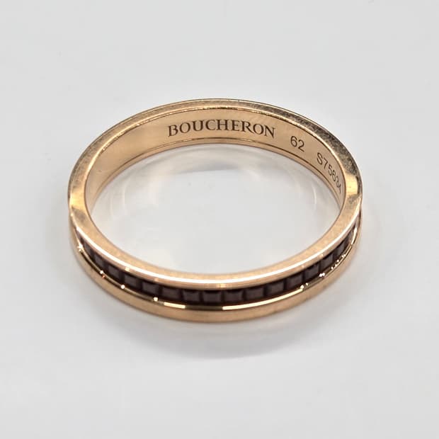 부쉐론 콰트로 클래식 웨딩 링 반지 62호