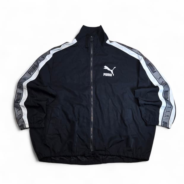 퓨마 빅로고 사이드라인 윈드브레이커 자켓 (실2XL)
