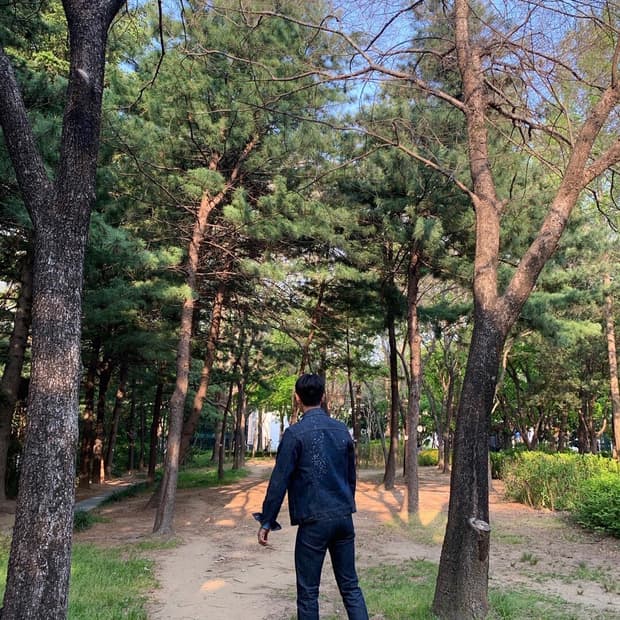 APC X 24S  페인팅 데님 자켓