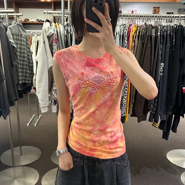 OS)할리데이비슨 타이다이 슬리브리스 상품이미지1