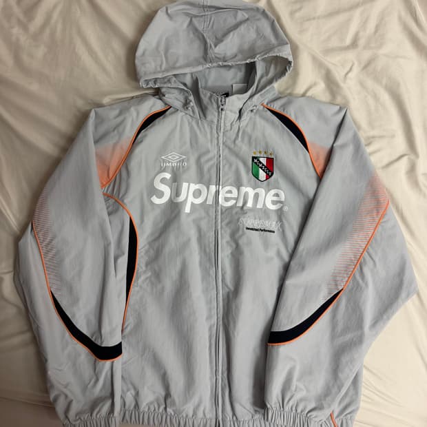슈프림 엄브로 트랙자켓 그레이 L