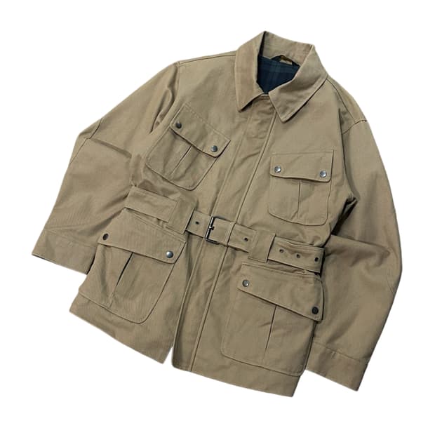 Lohnt 론트 사파리 헌팅 필드 자켓 베이지 (M-L)