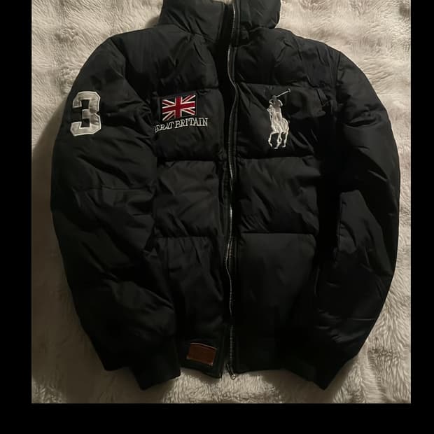 폴로 랄프로렌 빅포니 브리튼 블랙 패딩
