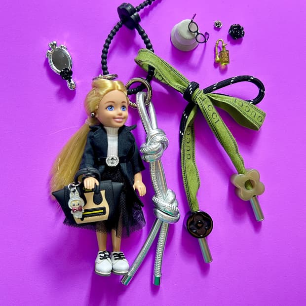 (17)바비키링 정품USA 마텔사 바비인형 커스텀키링