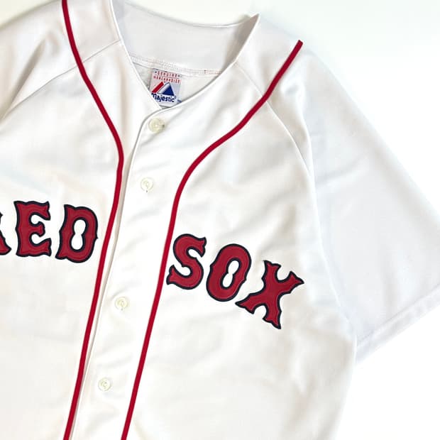 MLB 마제스틱 보스턴레드삭스 홈유니폼 져지 화이트 (95-100)