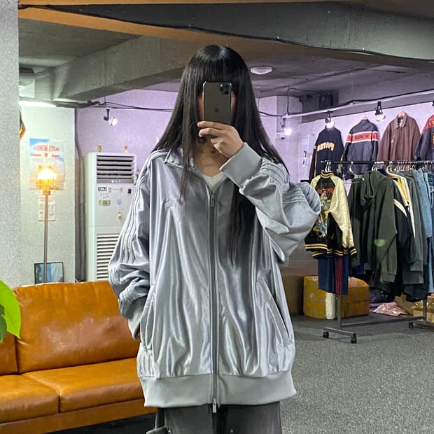 아디다스 오버사이즈 파이어버드 트랙탑 라이트오닉스 자켓 B5466