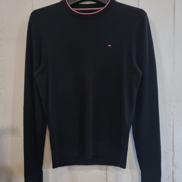 타미힐피거 캐시미어 니트 M 네이비