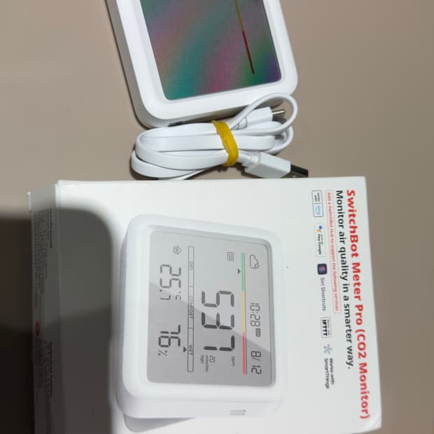 새제품)스위치봇 CO2 측정기 이산화탄소 측정 센서