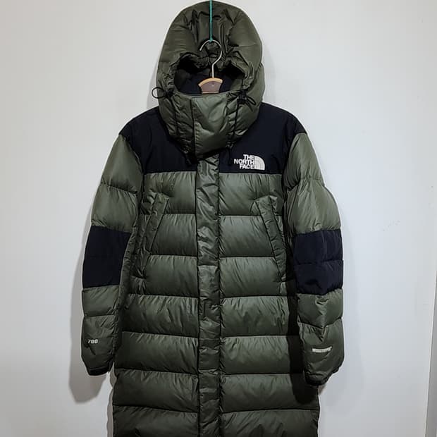 (90) 노스페이스 거위털 롱패딩 점퍼 윈드스토퍼 후드 700 다운코트 