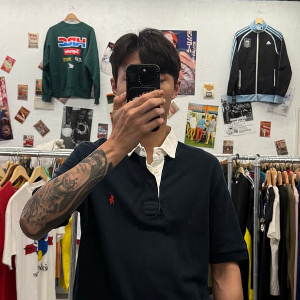 폴로 랄프로렌 PK 카라티 블랙 L