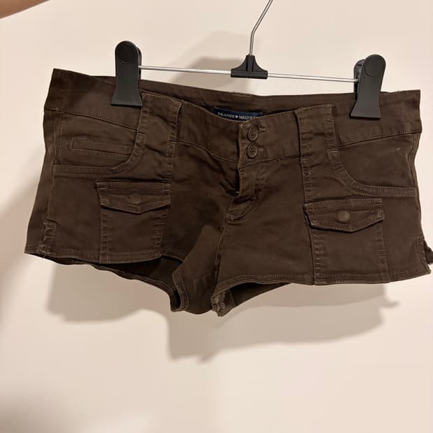 브랜디멜빌 brandy melville 브라운 카고 숏팬츠