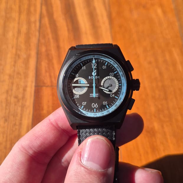 BOLDR 볼더 티타늄 랠리 크로노그래프 시계