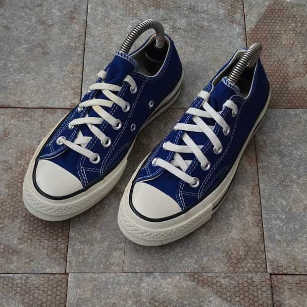 (220)컨버스 척 70 빈티지 캔버스 러쉬 블루 로우