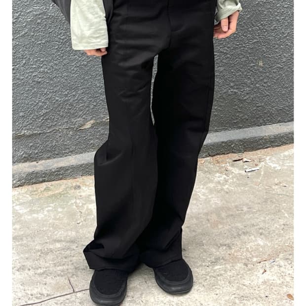 구매)머듈 퍼티그팬츠 블랙 2사이즈