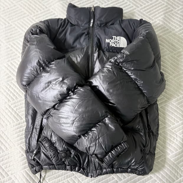 (실착2회)노스페이스 1996에코 눕시 패딩 블랙 공용S(90)