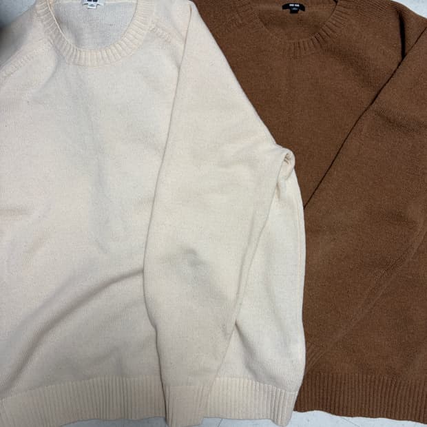 [두개 일괄] 유니클로 램스울 니트 3xl