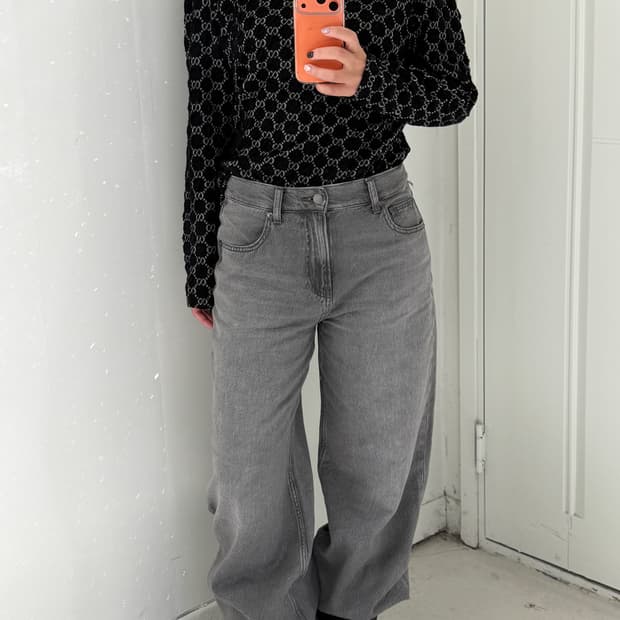 일본빈티지 주름 셔링 블라우스 탑