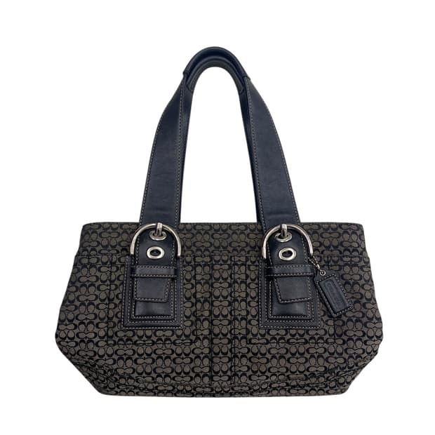 코치 y2k 블랙 숄더백