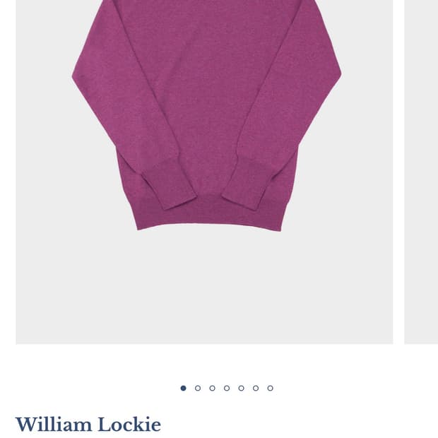 윌리엄로키 캐시미어100 니트 42사이즈 