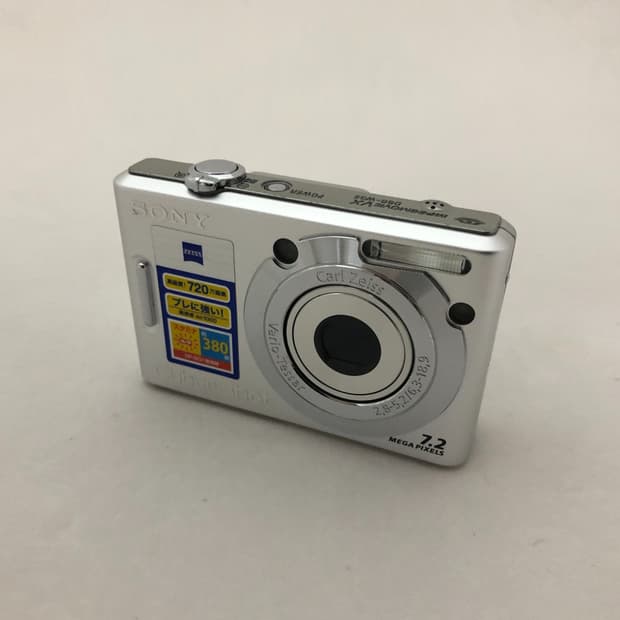 (미품) 소니 사이버샷 DSC-W35 실버 빈티지 디카 카메라