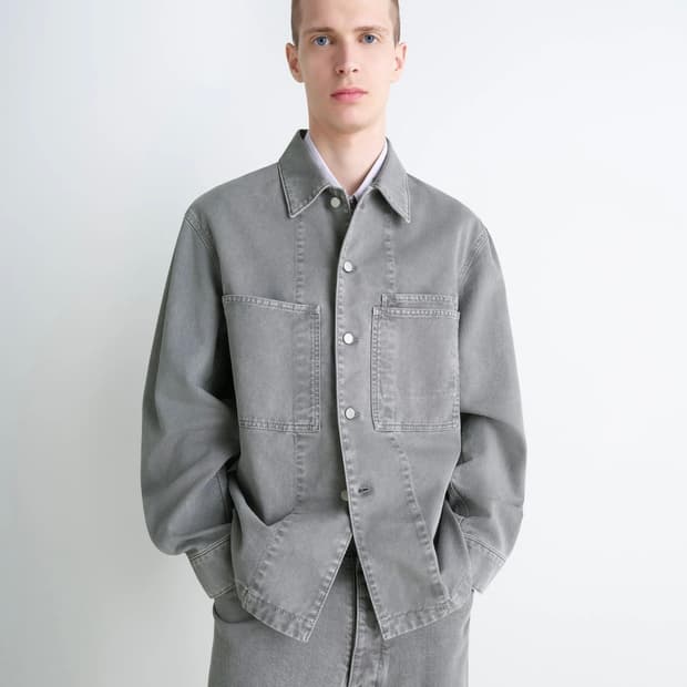 [50,52]르메르 25fw 워크웨어 오버셔츠/그레이