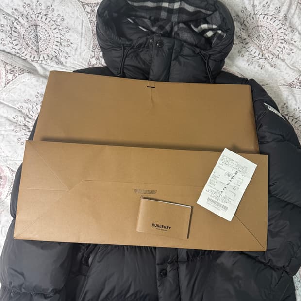 버버리 락웰 패딩점퍼자켓