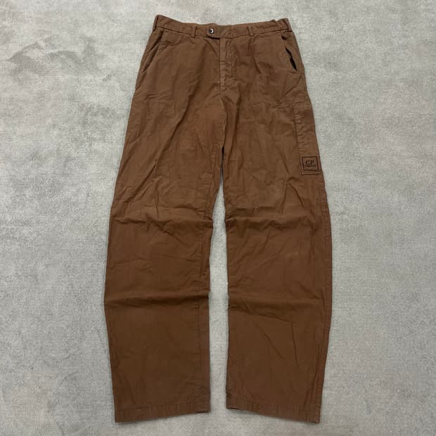 86 CP컴퍼니 브라운 코튼 팬츠
