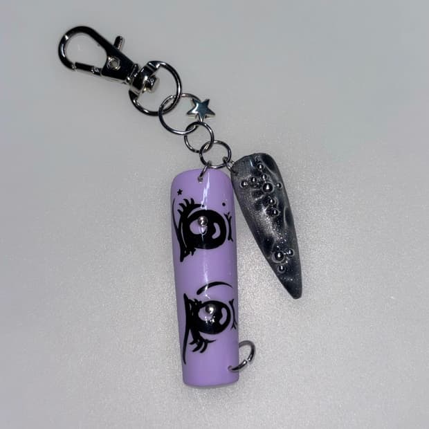 네일 팁 키링 nail tip keyring 